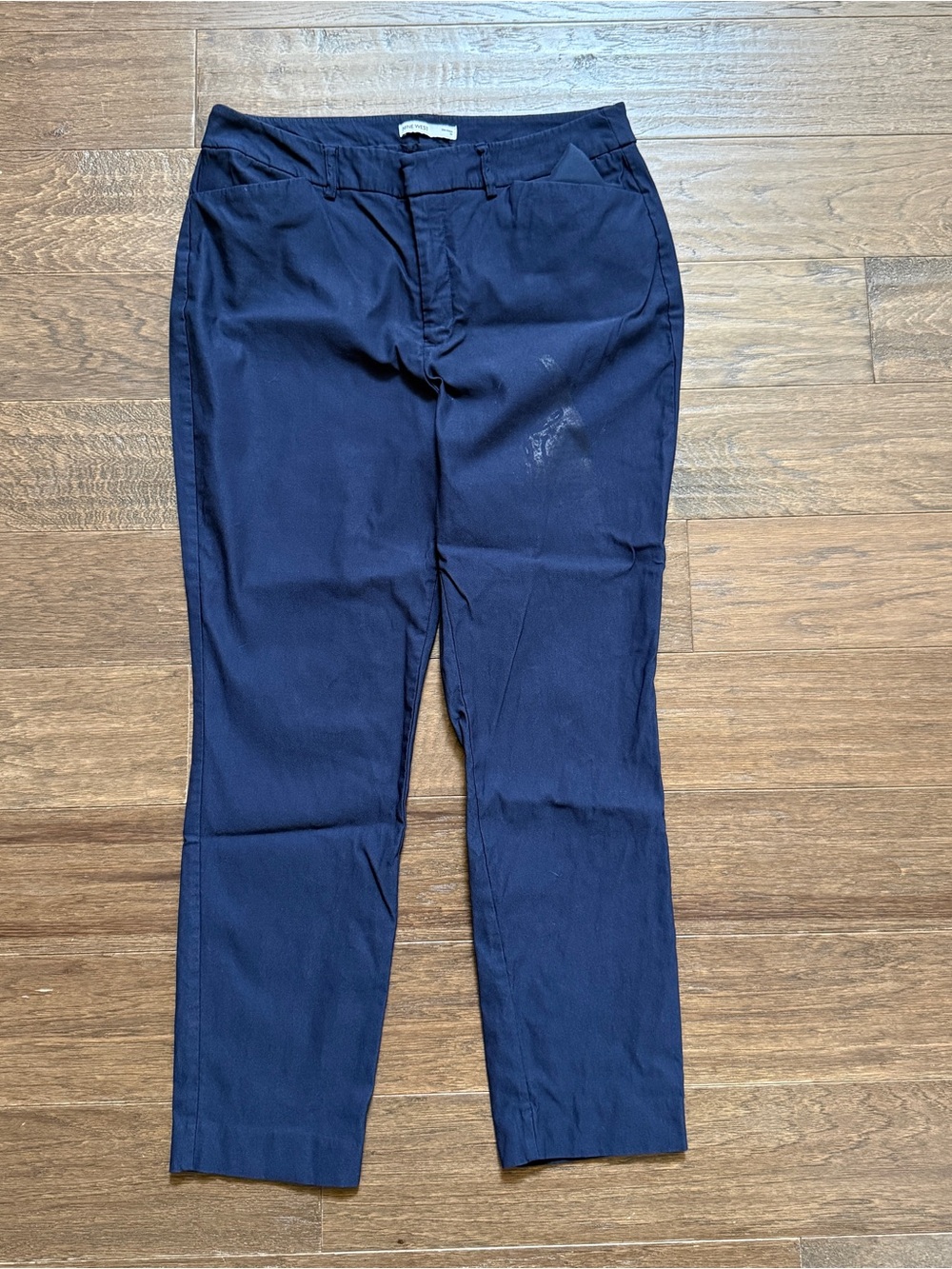 Nine West Slim Ankle Navy Blue Pants Size 14